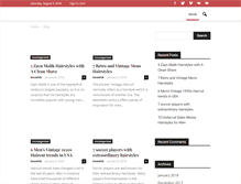 Tablet Screenshot of menshairstylesguide.com